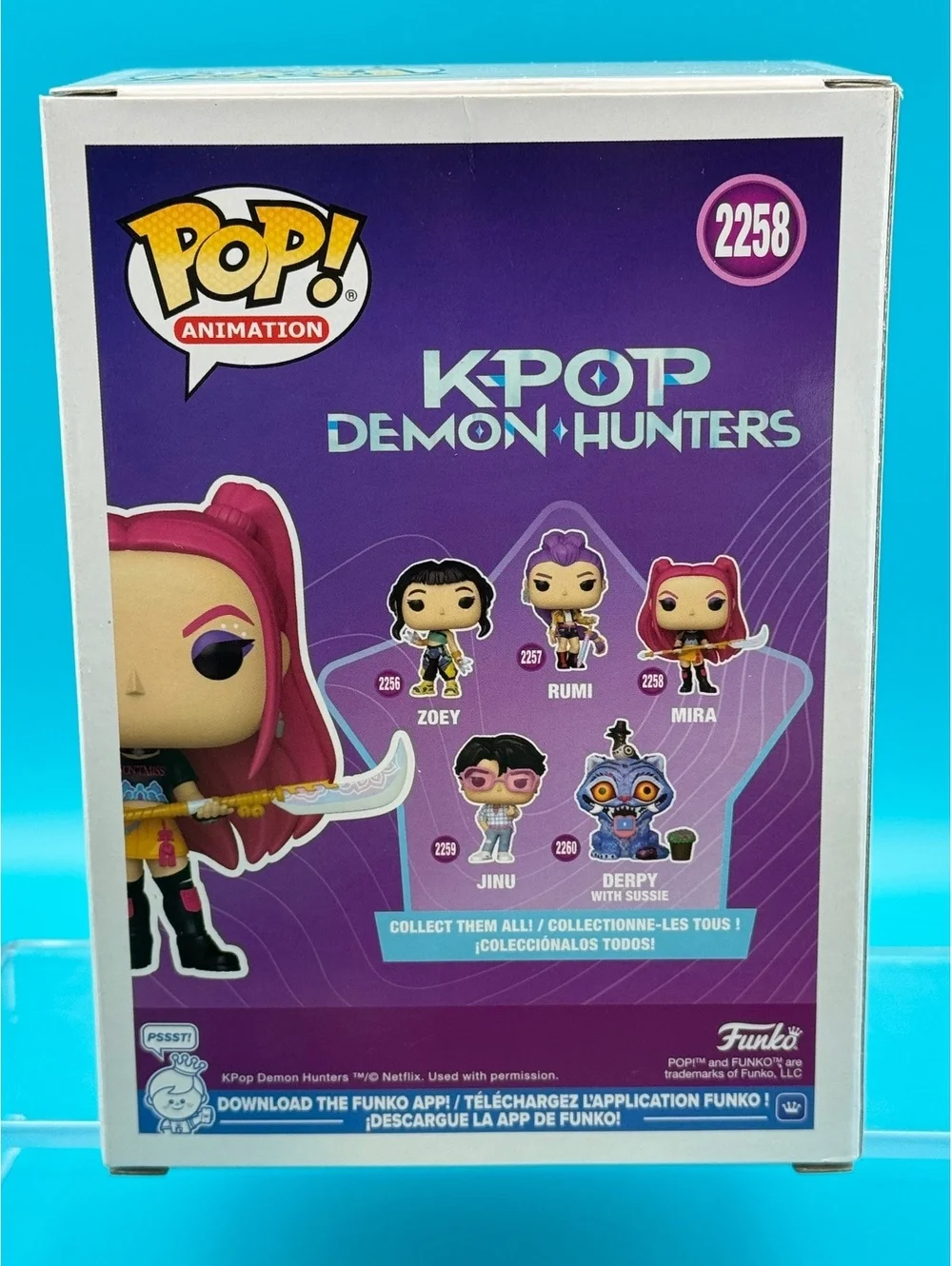 May Hong signed and quoted Kpop demon hunter Funko pop 2258 with JSA COA